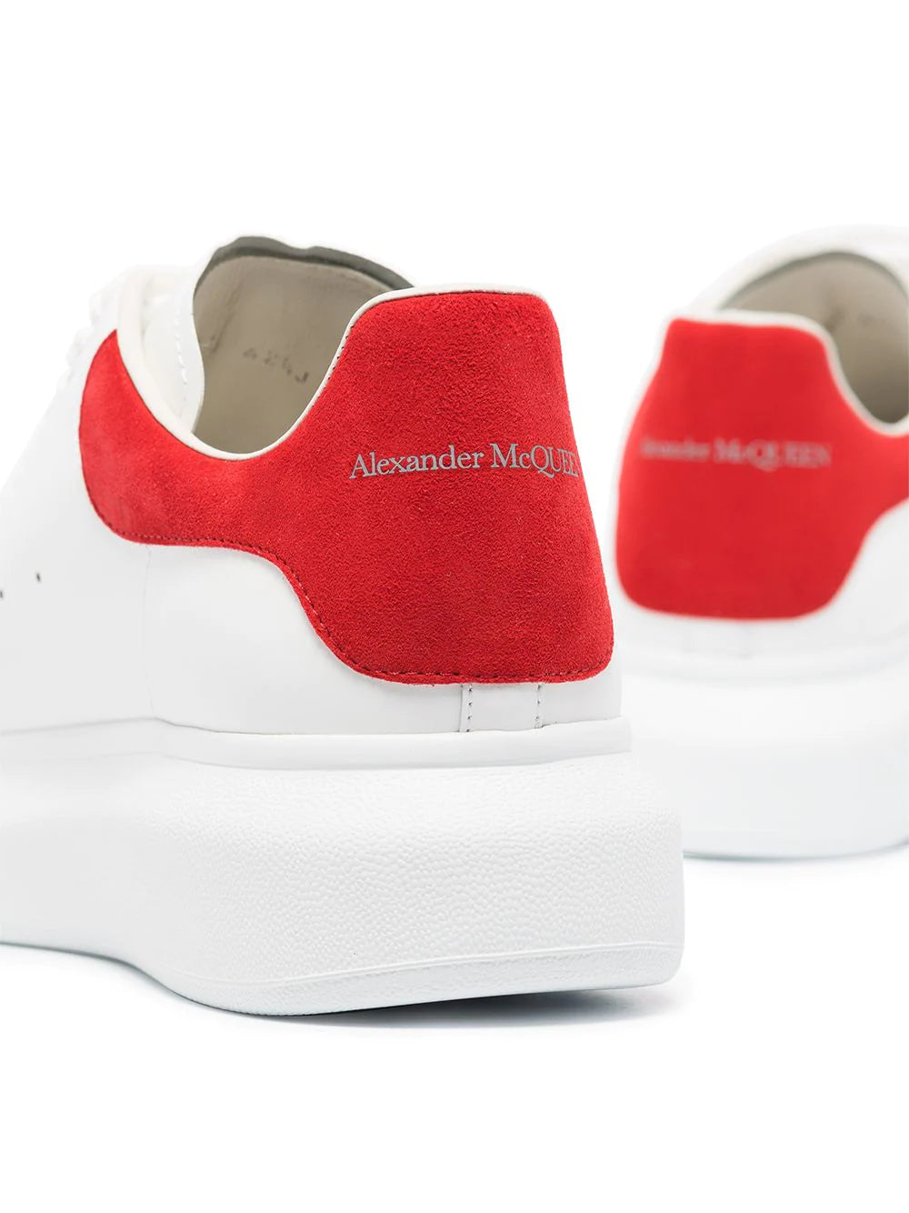 Alexander McQueen Oversized White-Red