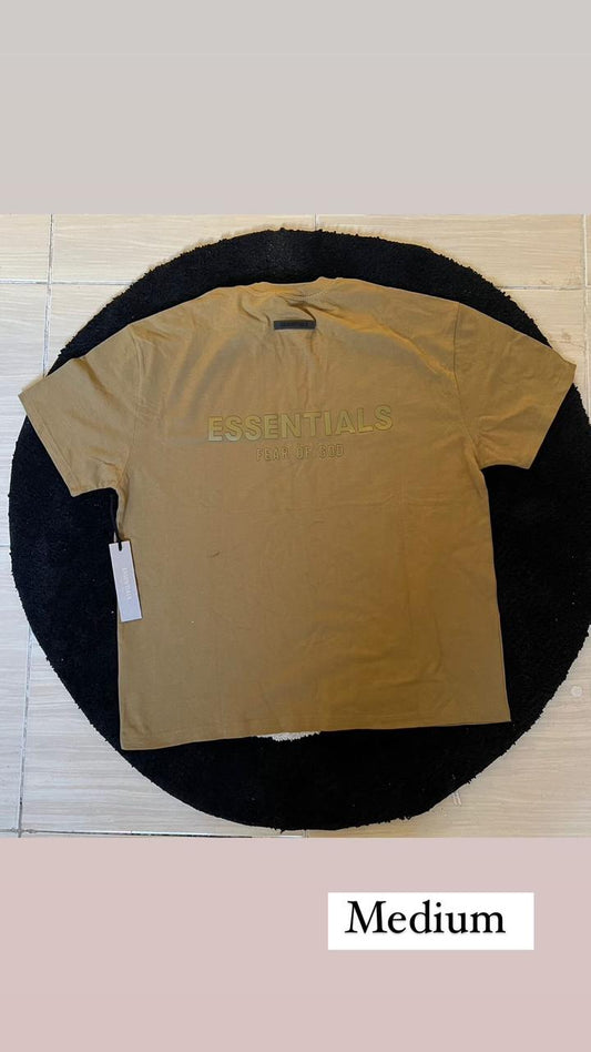Fear of God Essentials Brown tee