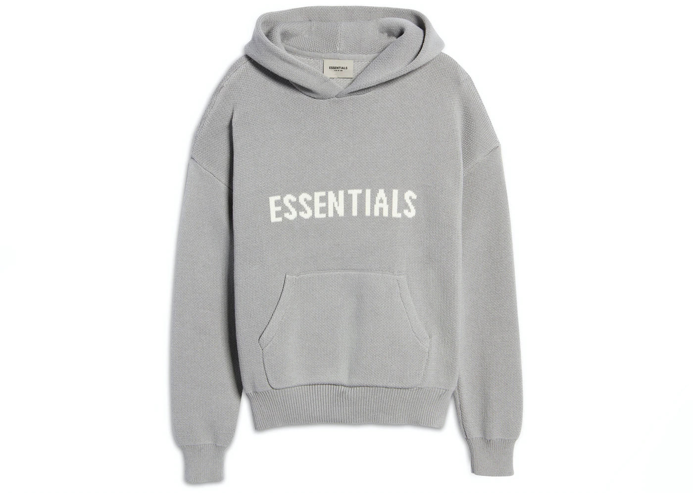 Essentials Hoodie Front Logo Knitted