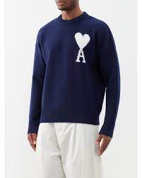 Ami Paris Knitted Sweater