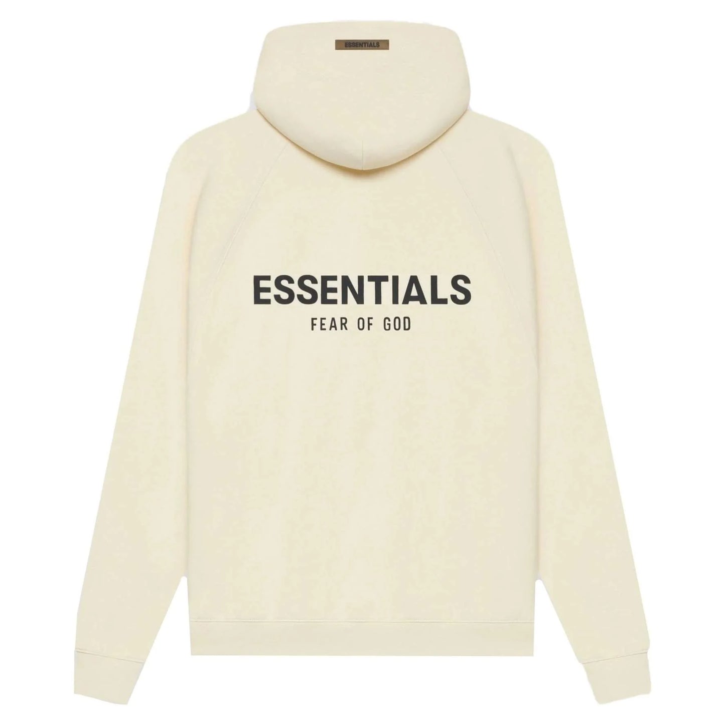 Fear of God Essentials hoodie back logo